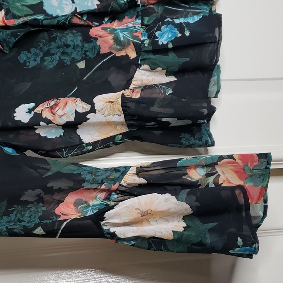 NWT INC Blouse Floral Print Size M - Picture 5 of 9